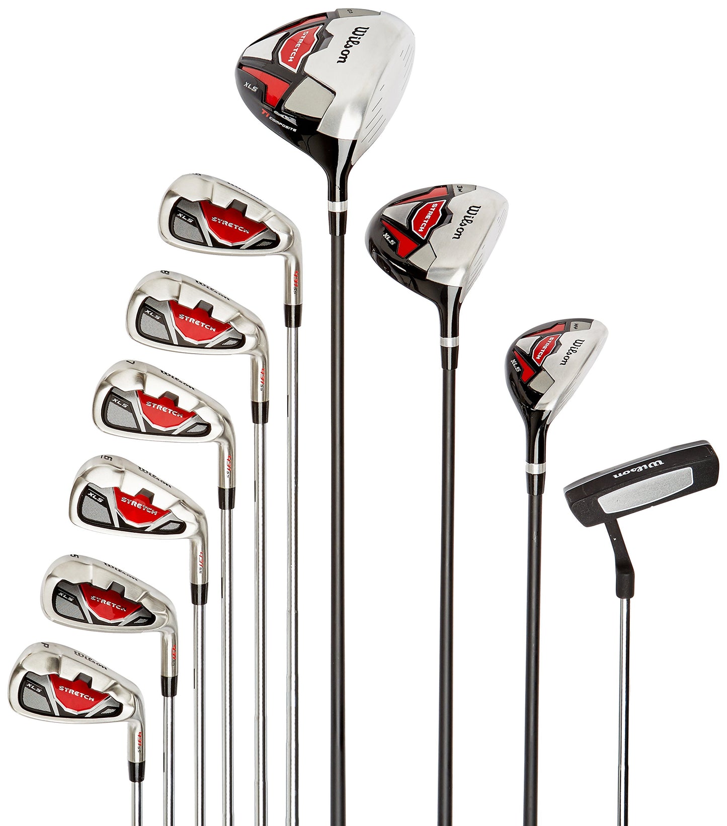 Wilson Men's Stretch Golf Club 10Club Set with Stand Bag