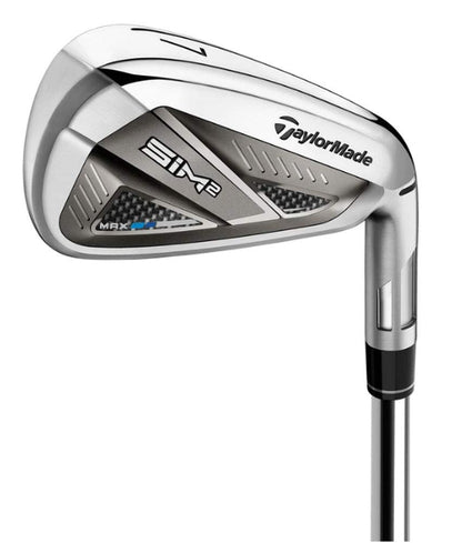 TaylorMade SIM 2 Max Iron Set - Wedge, left-handed, men, graphite