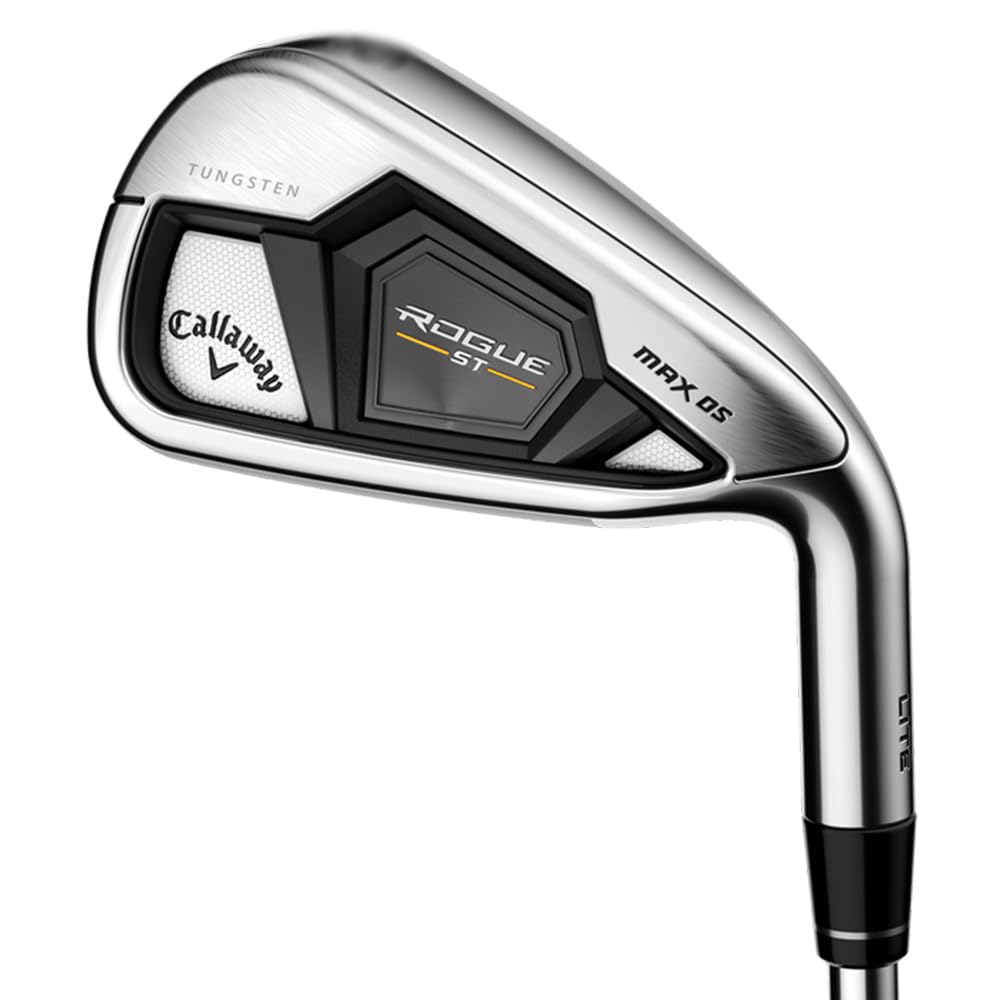 Callaway Golf Rogue ST Max OS Lite Iron Set (Right Hand, Graphite Shaft, Regular Flex, 5 Iron - PW, Set of 6 Clubs)