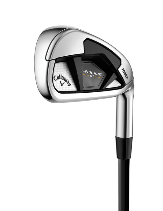 Callaway Golf 2024 Rogue ST Max Individual Iron (Left, Steel, Stiff, Approach Wedge)