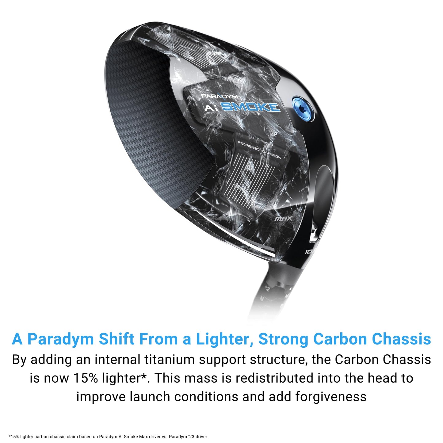 Callaway Golf Paradym AI Smoke Max Driver (Right Hand, 10.5 Degree, Stiff)