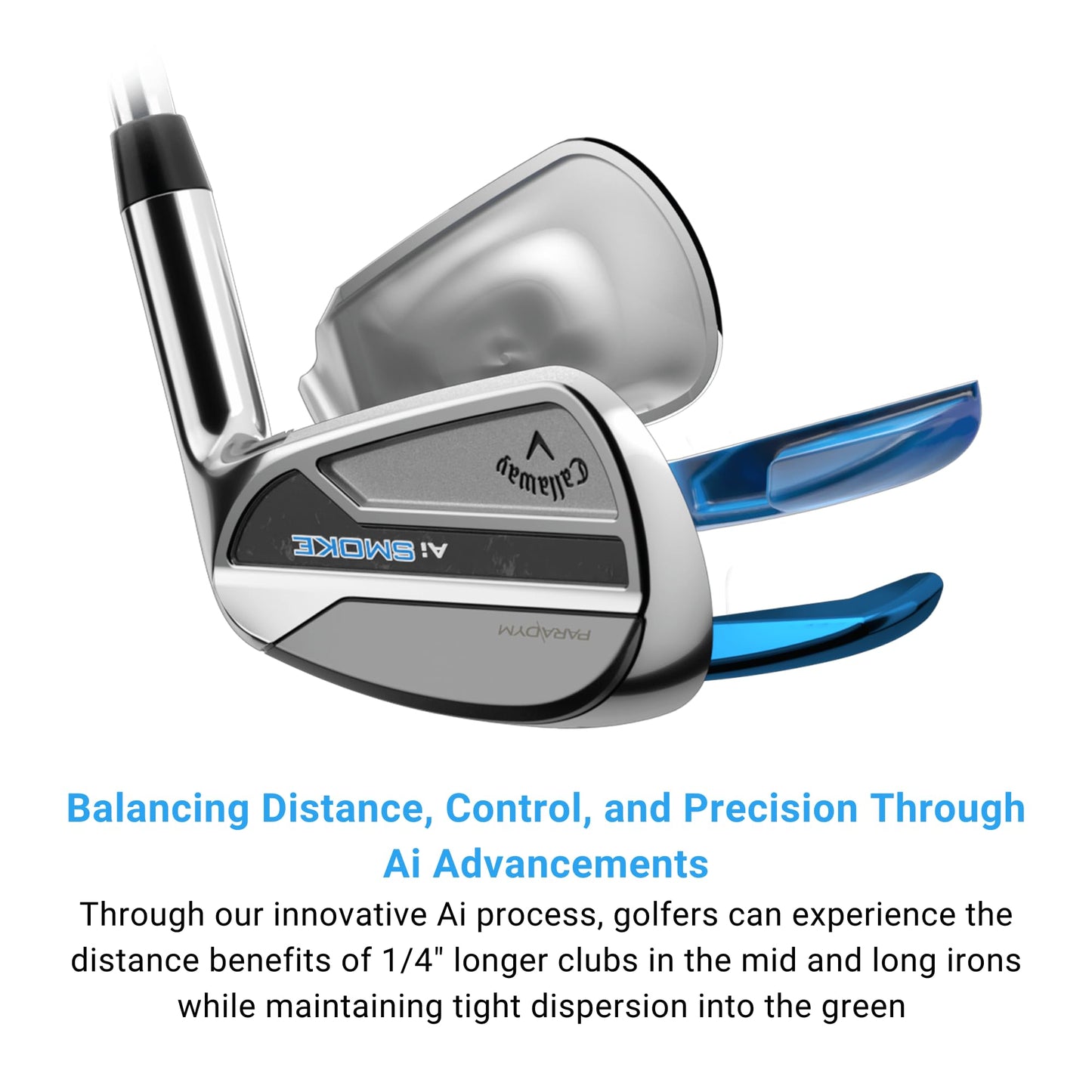 Callaway Golf Paradym AI Smoke Individual Iron (Right Hand, 5 Iron, Graphite, Regular)