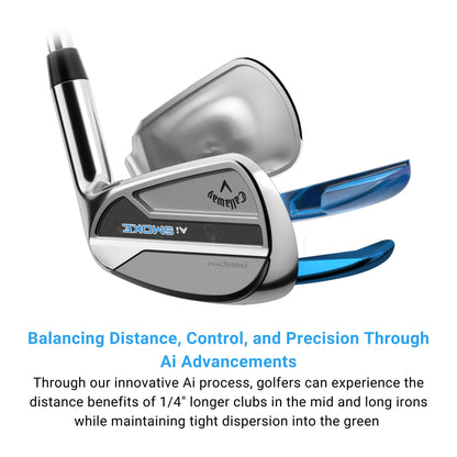 Callaway Golf Paradym AI Smoke Individual Iron (Right Hand, 5 Iron, Graphite, Regular)