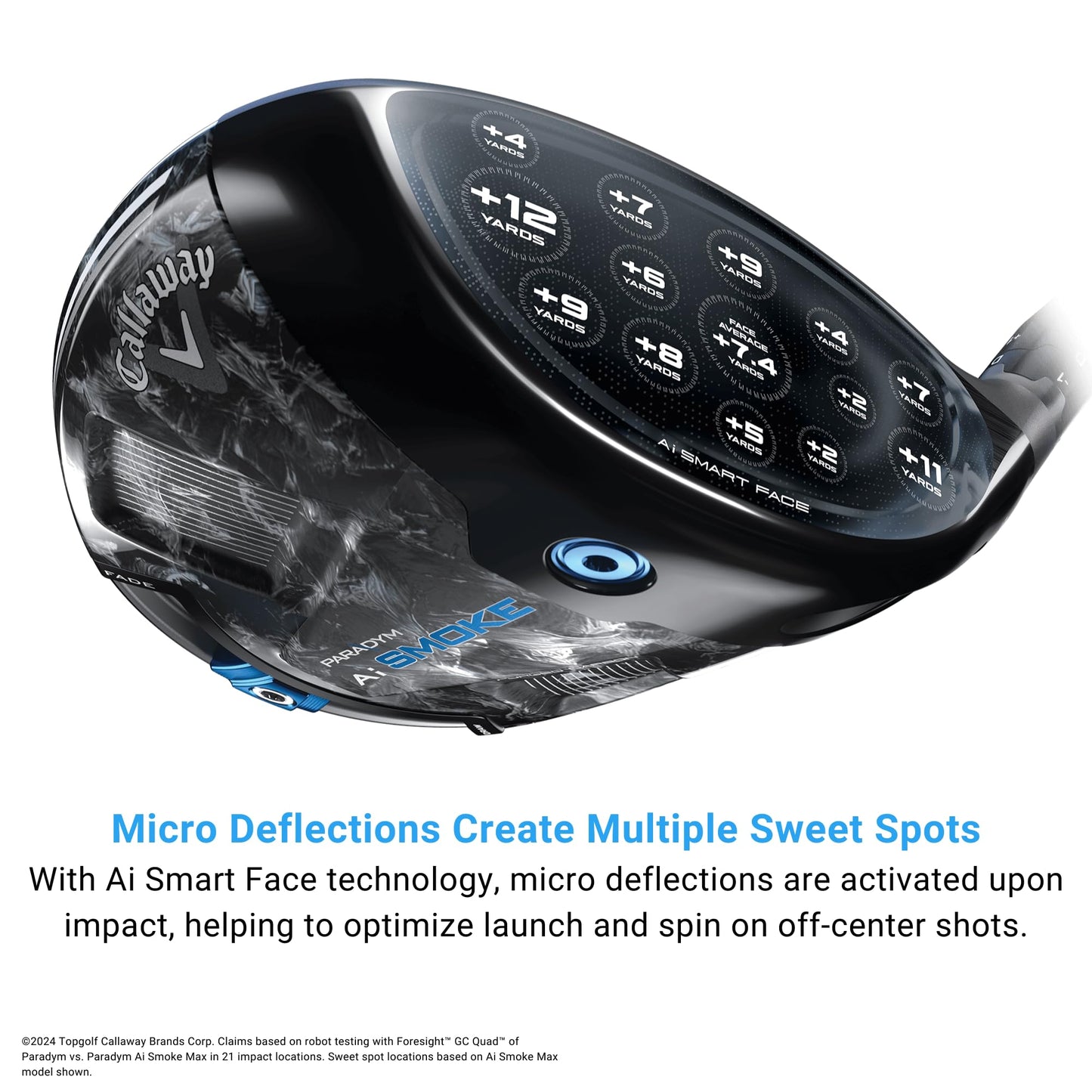 Callaway Paradym AI Smoke Max Driver, 10.5°, Graphite, Regular, Standard