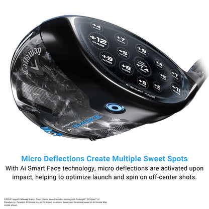 Callaway Golf Paradym AI Smoke Max Driver (Right Hand, 10.5 Degree, Stiff)