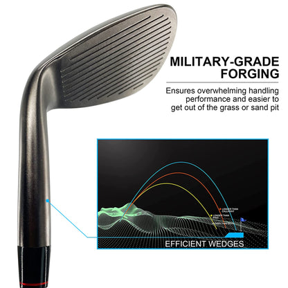 Yamato Golf Wedge Set or Individual Golf Wedges 50/52/54/56/58/60 Golf Gap Wedge Sets Sand Wedge|Lob Wedge Golf Clubs for Men & Women Milled Face for High Spin