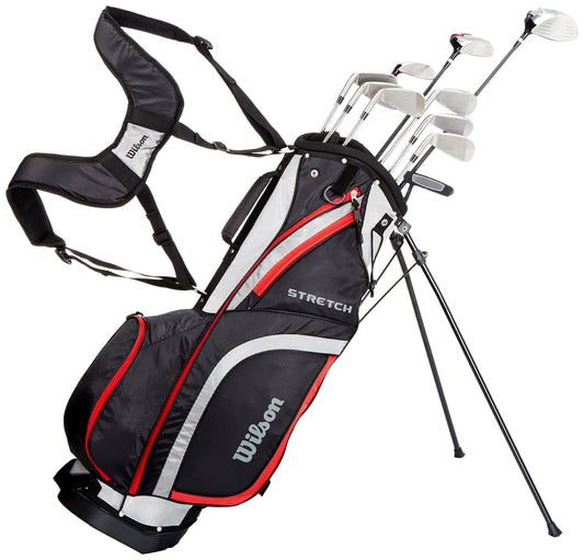 Wilson Men's Stretch Golf Club 10Club Set with Stand Bag
